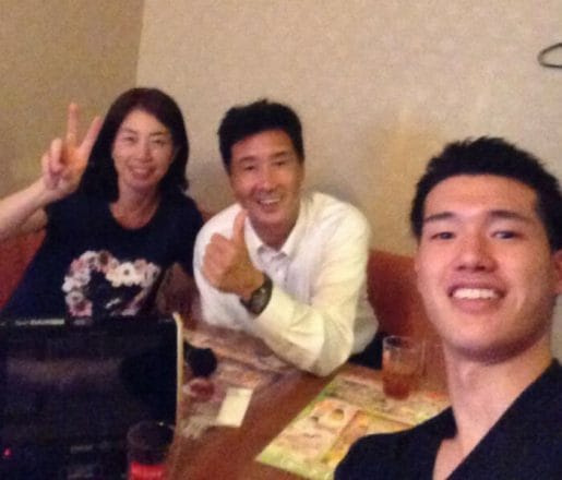 渡邊雄太の両親と父母と姉